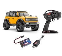 Traxxas 97074-1 TRX-4M Ford BRONCO 2021 4x4 1/18 Rtr Cargador Batería Naranja