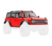 Traxxas 9711 - Carrocería Ford Bronco (1/18), color rojo