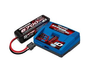 Traxxas - Cargador 2981G + 1 x LIPO 4S 6700MAH 2890X Enchufe 2998G