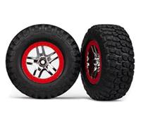 Traxxas Chrome Ruedas / Neum-ticos Mud Terrain ensamblado de Slash 4X4-TRA5877A