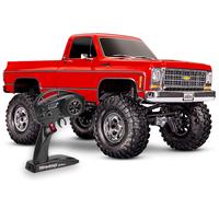 Traxxas Crawler TRX-4 RTR Chevrolet K10 rojo1/10 cepillado sin batería/cargad...