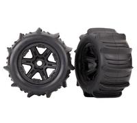 TRAXXAS E-Revo® VXL Neumáticos Y Llantas Montados Negros 3.8 Paddle (2) (T