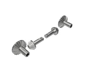 Traxxas - Engranajes de eje metálico delantero y trasero TRX-4M - Repuestos - Partes - Juego de anillos de metal y piñón - Incluye juegos delanteros y traseros - Teen, Young Adult