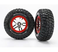 Traxxas Llantas En Rueda Cromada Slash 4x4 (Supersuave) / TRX6873R