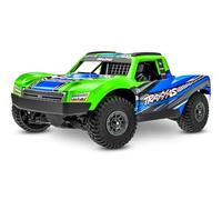 TRAXXAS Mini Slash 4x4 RTR, coche teledirigido para principiantes, mini escala verde con sistema TQ BL-2s, cargador USB-C y batería LiPo de 2 segundos