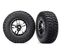 Traxxas Neumáticos/Ruedas Ensambladas Pegadas (SCT Split-Spoke Beadlock Ruedas) Slash 4X4