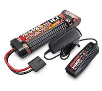 Traxxas - Pack de cargador 2969G + 1 x Ni-MH 8,4 V, 3000 mAh 2923X largo enchufe