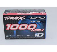 Traxxas 2822 - Power Cell iD 7.4V 2S Batería LiPo, 1000mAh 20c