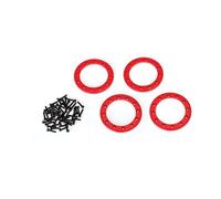 Traxxas TRX 4/TRX 6 Beadlock Rings Rojo (1.9') Aluminio (4) + Tornillo /
