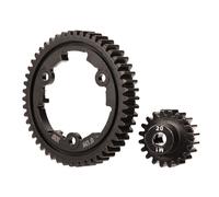 Traxxas TRX6450 Rueda Dentada 50Zähne Acero Ancho + 20Zähne Piñón 1.0 Pitch
