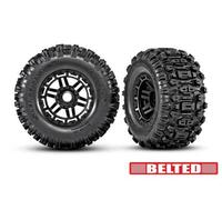 Traxxas TRX8979 Neumáticos Con Llanta Negra Con Sledhammer AT Con Banda