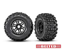 Traxxas TRX8979 Neumáticos Con Llanta Negra Con Sledhammer AT Con Banda