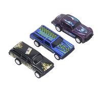 Tray Back Cars Set 3pcs Aloy Car Vehículos de Juguete Modelos simulados Exquisito Fun Auto Diseño de retiro para niños para niños Partido de cumpleaños para niñas