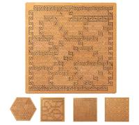 Tray Puzzles, Hard Irregular Wooden Jigsaw Puzzle Challenge, Suitable for Brain Training Games, Family Party, Christmas, Framed (Cloud)