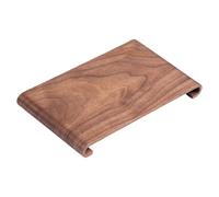 Tray, Walnut Serving Plate, Rectangular Coffee Platter, Rustic Design Reusable Sturdy Construction Easy to Clean Versatile for Home, 8,46 x 5,04 x 0,79 pulgadas