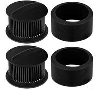 Trayne 2 filtros de vacío lavables plisados y de espuma para Bissell para PowerForce para Helix para modelos sin bolsa 1240U 1240V