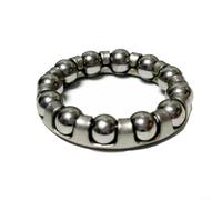 Trayne Bicicleta estática, juego de accesorios de soporte inferior de acero con rodamiento de bolas de 4,5 cm, juntas de bloqueo y compatibilidad para reparación estándar de ciclo interior (rodamiento