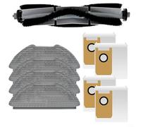 Trayne Cepillo de rodillo de repuesto, bolsas de vacío y paño de fregona para Airrobo GT21 Robot Aspirador 3.5L Capacidad Diseño de filtración