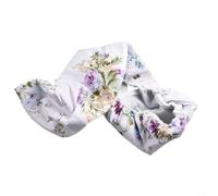 Trayne Funda para tabla de planchar con estampado grande de 147 x 48 cm, funda de algodón reutilizable resistente al calor con borde elástico seguro (flor de rosa)