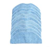 Trayne Juego de 4 paños de fregona, para Tefal para X-Plorer Serie 75 S+ Robot Aspirador Almohadillas de repuesto de microfibra para limpieza de suelos (paquete de 10)