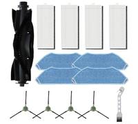 Trayne Kit de piezas de repuesto, para robot aspirador Lefant M2 Pro M2S Pro con cepillos laterales, filtros, trapeadores, cepillo principal (A)