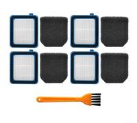 Trayne Kit de repuesto de filtro de aspiradora, para Electrolux para Q7 Q8 WQ71 incluye filtros esponjas y cepillo de limpieza (paquete de 4)