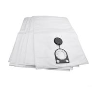 Trayne Paquete de 6 bolsas de polvo para aspiradora con filtro de forro polar para Metabo para ASR 25 L para ASR 50 L para limpiadores SC, bolsas de repuesto para aspiradora de larga duración