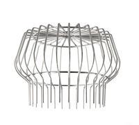 Trayne Protector de canalón de bajante de malla, filtro de hojas antibloqueo para tuberías de drenaje de techo, se adapta a desagües redondos de 50/75/110/160/200 mm (para tuberías de 175-200 mm)