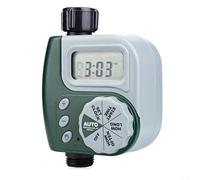 Trayne Temporizador de riego, controlador automático digital de riego de plantas con programación inteligente para jardines al aire libre, flores, verduras, arbustos