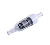 Trayneel 48080 Conjunto de filtro en línea para limpiador de piscinas, pieza de repuesto, pantalla de acero inoxidable, carcasa de plástico, fácil mantenimiento, filtración de escombros, blanco, negro