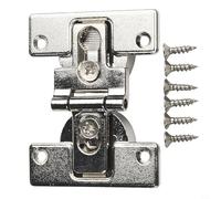 Trayneel Bisagras plegables de aleación de zinc para puerta de armario, ocultas, autoportantes, bisagra de solapa de 180 grados para muebles, armarios, zapateros, puertas superiores e inferiores