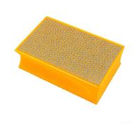 Trayneel Bloque de lijado de galvanoplastia, almohadilla de pulido de mano con 4 granos 60 100 200 400 para proyectos de acabado de restauración de metal de vidrio, madera, mármol (grano 100)