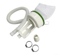 Trayneel Bolsa de malla fina de PVC para hojas de piscina con conector de manguera para limpieza eficiente de piscinas para mangueras de jardín estándar, red de recogida de desechos para hojas y