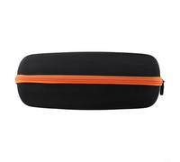Trayneel Caja de almacenamiento de viaje EVA para JBL Charge 6, funda protectora con correa ajustable para el hombro, 31 x 14 x 12 cm, color negro, naranja o gris (naranja)