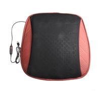 Trayneel Cojín de asiento refrescante de verano para automóvil con tela de seda de hielo 3D de doble capa, 8 ventiladores alimentados por USB, flujo de aire ajustable de 3 niveles, funcionamiento