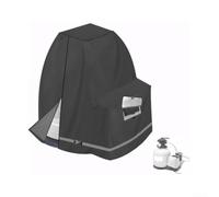 Trayneel Cubierta de bomba de filtro de arena 420D tela Oxford resistente a la intemperie, se adapta a bombas de filtro de piscina de 12 a 16 pulgadas, modelos transparentes ForIntex miden 25.9 x 24.4
