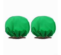 Trayneel Cubierta de protección contra heladas de plantas de tela no tejida para clima frío de invierno, transpirable, ligera y reutilizable, jardín, 73/96/116 pulgadas de diámetro, verde (96 pulgadas