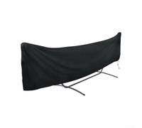 Trayneel Funda de cama impermeable para colgar al aire libre, tela Oxford, protección para todo tipo de clima, se adapta a 112 x 6.7 x 31.5 pulgadas, marco curvado o recto, soporte de cama colgante