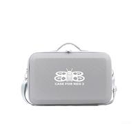 Trayneel Funda de transporte de cuero PU impermeable para DJI NEO2 portátil ajustable estuche de viaje compacto elegante negro o gris (gris)