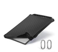 Trayneel Funda protectora de silicona para exteriores, impermeable, compatible con resistente y ligera, ajuste personalizado, 32,8 x 26,4 x 3,98 cm, negro y gris (negro)