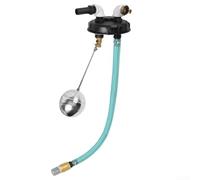 Trayneel IBC Lid DN150 - Tapa de depósito de plástico con conexión de bomba de protección contra sobrellenado y ventilación, compatible con contenedores de almacenamiento de agua de lluvia, color