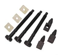 Trayneel Juego de 3 ajustadores de cadena de motosierra para modelos 268 272 266 66 61 281 288 181 compatible con OEM 501537101 y 501814801 Kit de tornillos tensores de repuesto de metal