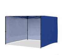 Trayneel Juego de 3 piezas de toldo de poliéster 210D, paneles resistentes al viento para toldo de 10 x 10 pies, fácil de instalar, privacidad y protección contra la intemperie para eventos al aire