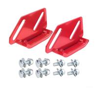 Trayneel Kit de zapatos deslizantes para quitanieves para Toro 624 824 828 1132 zapatos deslizantes de repuesto de metal para Toro 74110001 620980 620990 piezas de soplador de nieve rojo, paquete de 2