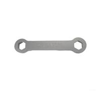 Trayneel Llave de filtro de piscina de plástico de aluminio 2 en 1, herramienta de tapa de clorador para filtros de cartucho Pentair, herramienta de mantenimiento de fácil agarre, resistente al