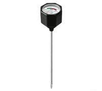 Trayneel Medidor de pH del suelo, diseño de sonda única, medición precisa de 3 a 11 niveles para jardines, granjas y huertos, ligero, portátil, fácil de leer, pantalla no requiere metal