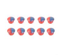 Trayneel Paquete de 10 indicadores de agua fría y caliente para grifos mezcladores de baño y cocina, compatibles con agujeros de mango de 6,7 mm a 7 mm, repuesto de plástico (1)