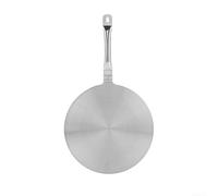 Trayneel Placa difusora de calor de acero inoxidable para cocinas de inducción, estufas de gas y vitrocerámica de 20, 22, 24 cm, distribución uniforme del calor, sin revestimiento, fácil de limpiar