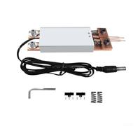 Trayneel Pluma de soldadura por puntos de mano con varilla de cobre gruesa para una rápida disipación del calor, doble mango de resorte, cabezales de bola concéntricos DC4-12V ≥800A Adecuado para