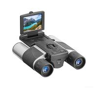 Trayneel Prismáticos de 10 x 25 pulgadas con cámara de 5 MP y pantalla LCD de video de 1080P para observación de aves, conciertos deportivos, telescopio portátil al aire libre para caza de vida